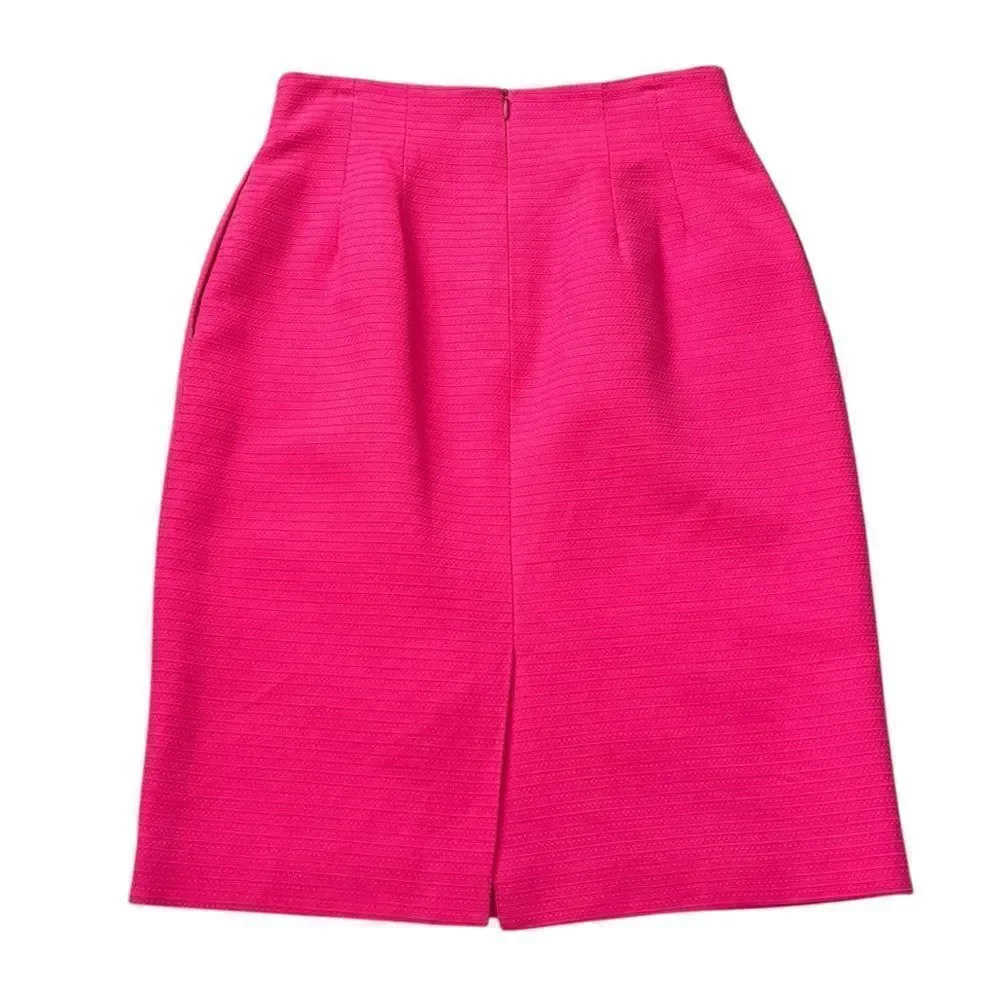 Christian Dior Vintage Pink Skirt Suit Set